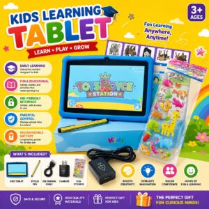 Kids Learning Tablet for Kids FREE Fan Visor